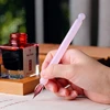 MAJOHN Sakura Snow Mini Short Glass Dip Pen Color Ink Hand Tent Expert Drawing Drawing Drawing Hook Line Flower Body English Pen 1