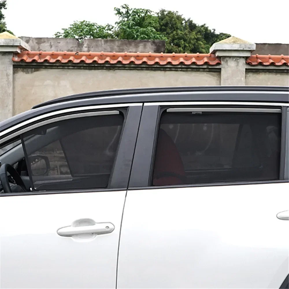 Custom Car Window Sunshade For Audi A3 Sportback Hatchback 8V 2012 - 2020 Magnetic Curtain Mesh Front Windshield Frame Curtain 5