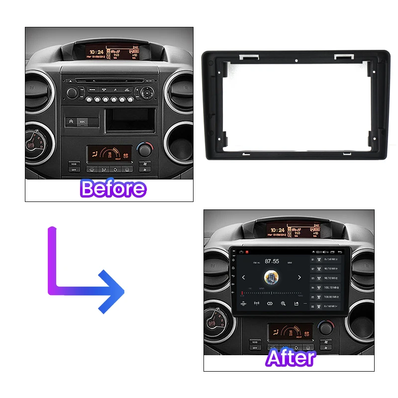 Fascia ڵ ׷  г     ŰƮ, Ʈο  2008-2019, 9 ġ, 2 Din, ȵ̵ ڵ 