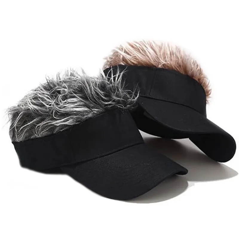 Cappello per parrucca monopezzo hip-hop sintetico Cappello per parrucca con cappuccio per sintesi dei capelli con personalità della moda divertente per cosplay e feste - immagine 6