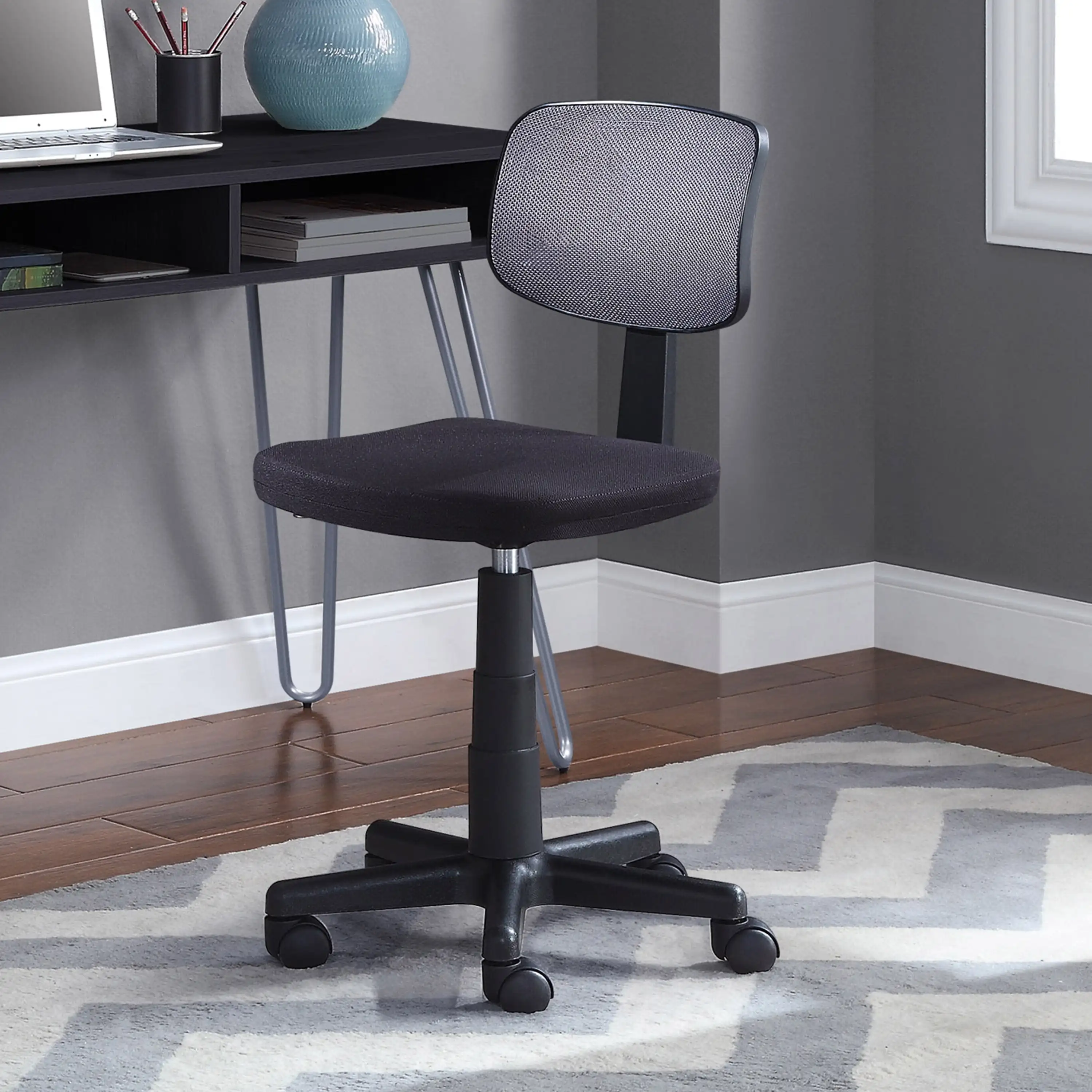 

Mesh Task Chair with Plush Padded Seat, Multiple Colors