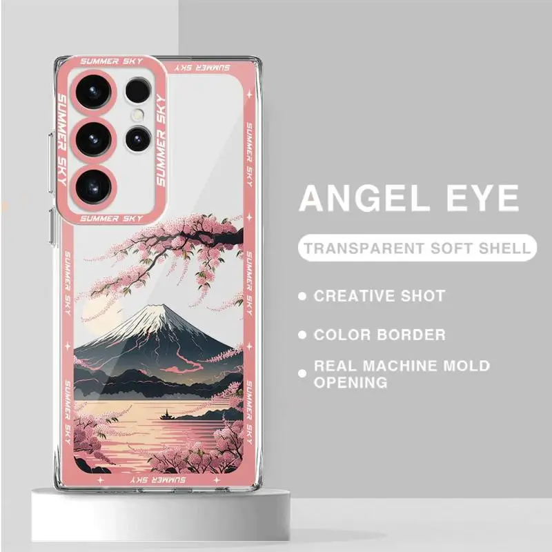 Summer Sky 3D Clear Soft Silicone Phone Case