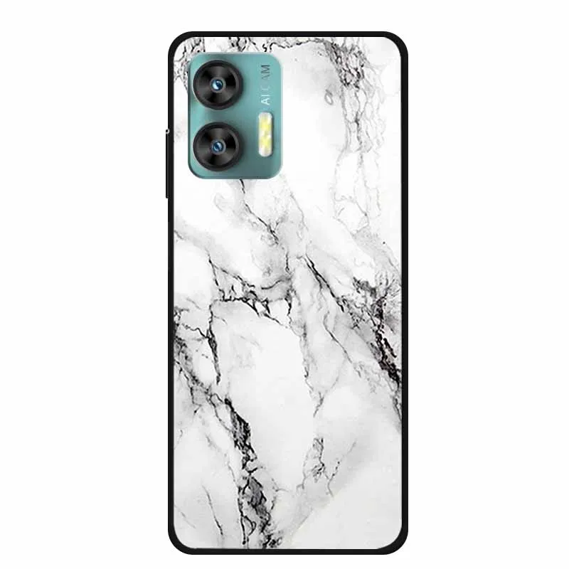 Colorful Marble Space TPU Silicone Soft Back Cover Case - Fashionable Protective