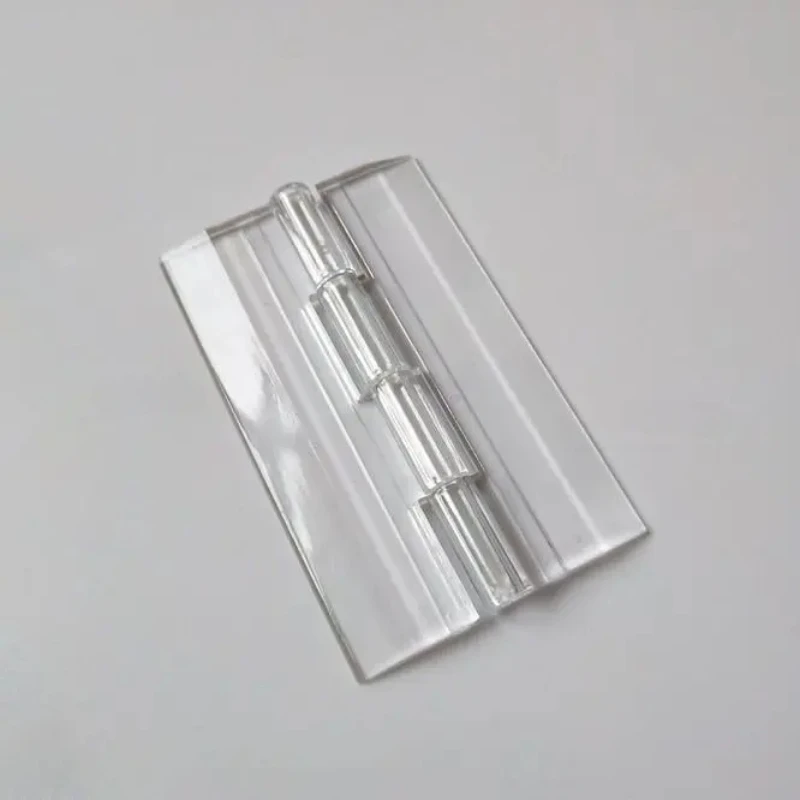 10Pcs Transparent Plastic Folding Hinges Durable Clear Acrylic Hinge Tools Cabinet Hardware Furniture Cabinet Door Hinges door hinges plastic hinges