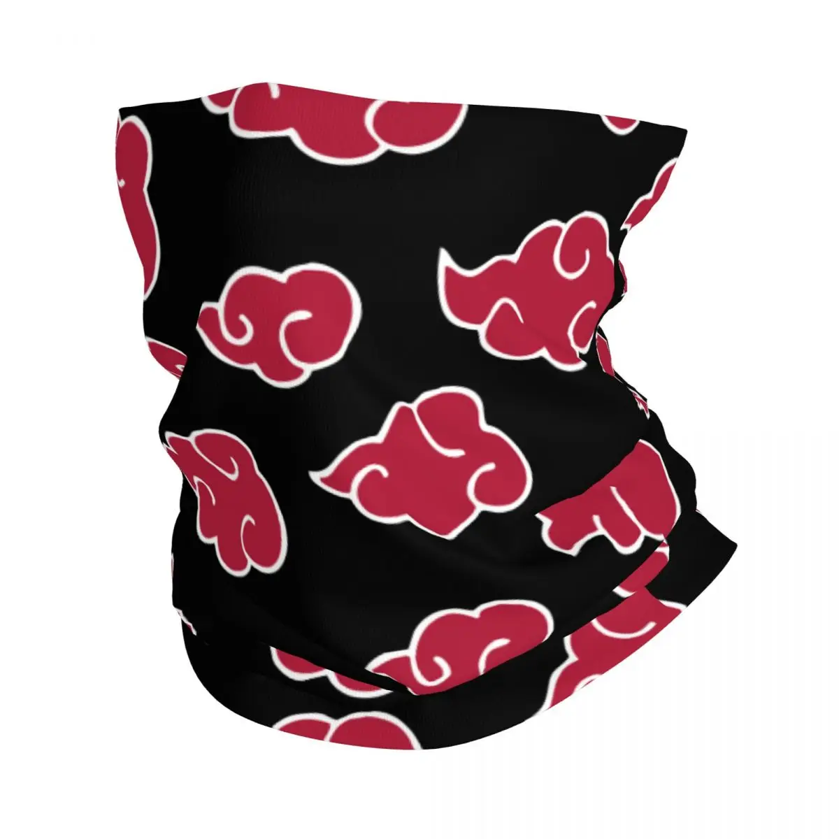 

Red Cloud Japan Anime Bandana Neck Gaiter Akatsuki Ninja Uzumaki Uchiha Balaclavas Wrap Scarf Multi-use Headband Hiking Adult