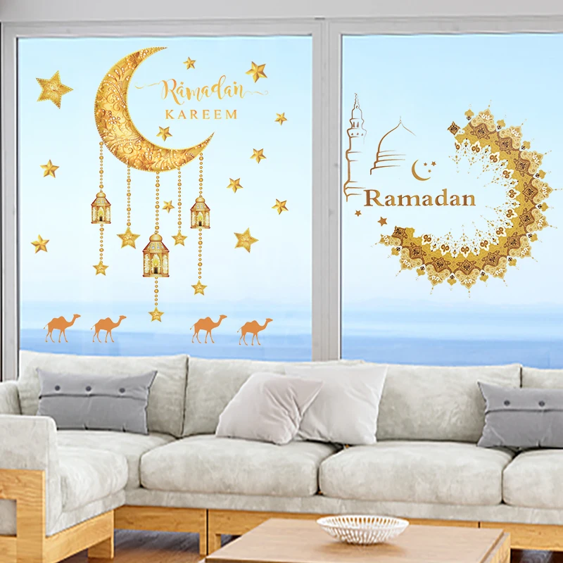 Ramadan Wall Decoration Muslim  Ramadan Eid Wall Stickers - Party &  Holiday Diy Decorations - Aliexpress
