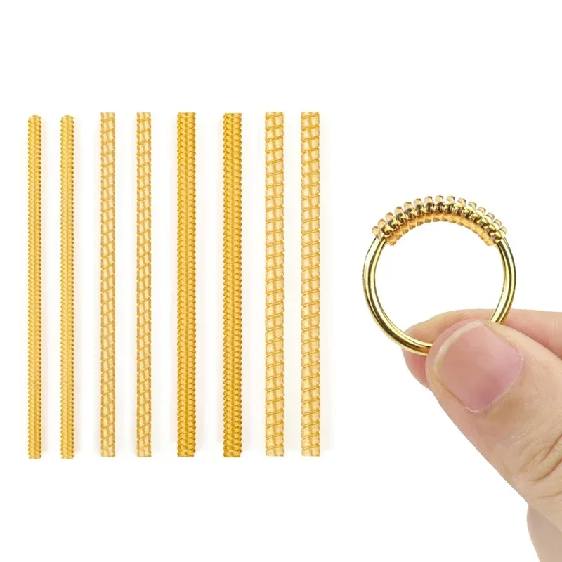 Adjustable Invisible Ring Size Adjuster Set – 8-Piece Rubber Pads