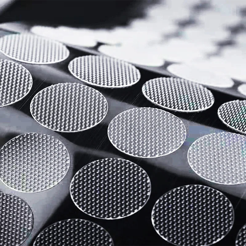 100 Paar Auto-selbstklebende Punkte, Kleber, transparentes Baby-Befestigungsband, starker Kleber, Aufkleber, runder Klettverschluss, 10/15/20 mm – Detail 3