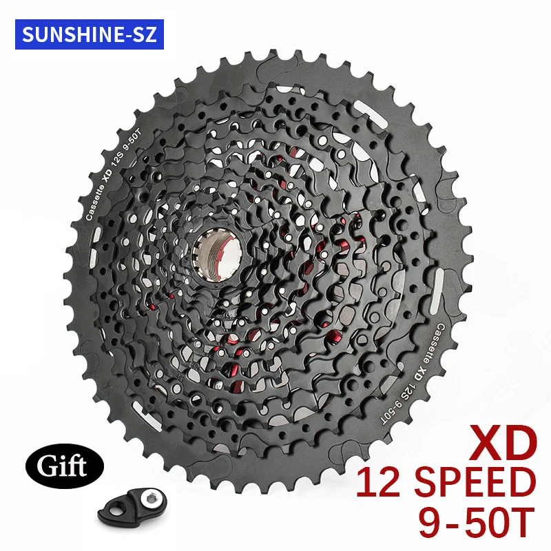 Sunshine 12 Speed Xd Cassette 9-50T Ruota Libera Mtb Bicicletta Pignone Mountain Bike Volano Adatto Per Sram Gx Eagle