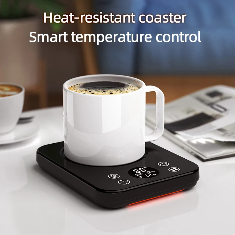 Premium Electric Coffee Mug Warmer with Adjustable Temperature Settings