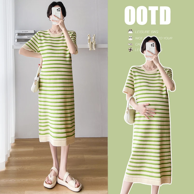 Рисунок 2 - Летнее платье для беременных с коротким рукавом