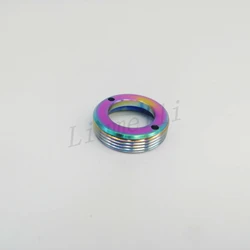 Liumeili Premium Titanium Crank Bolt with Extractor Sleeve (Rainbow cap)