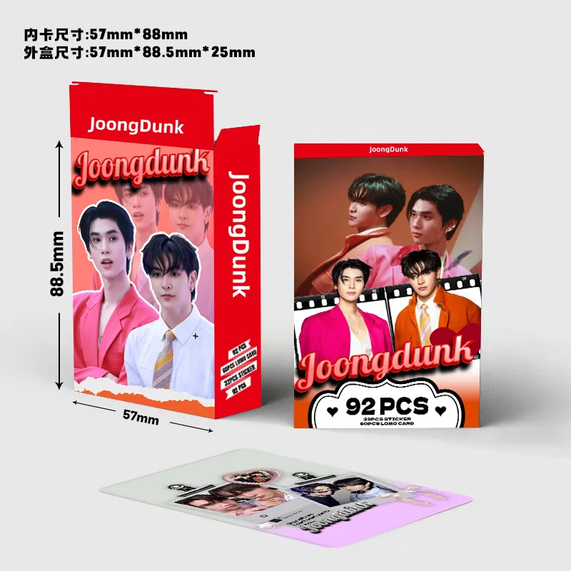 92Pcs/Set Thailand Stars Joong&Dunk Laser Lomo Card
