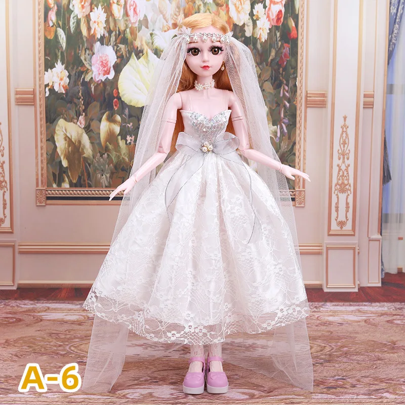 

60cm Doll Clothes for 22 Inch Bjd Doll Beautiful Dress Kids Toy Accessories Clothes Girl Doll Accessories