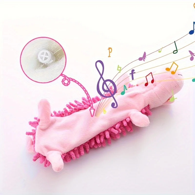 Interactive Plush Dog Toy with Squeaker Chew Toys Puppy Toy for Playtime and Dental Health Dogs Puppy Pets Training Accessories 5