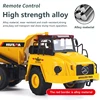 Huina 1553 1/18 Rc Truck Dumper Excavator Crawler 9Ch 2.4G Radio Controlled Car Electric Vehicle Tractor Model Toys for Boy Gift 3
