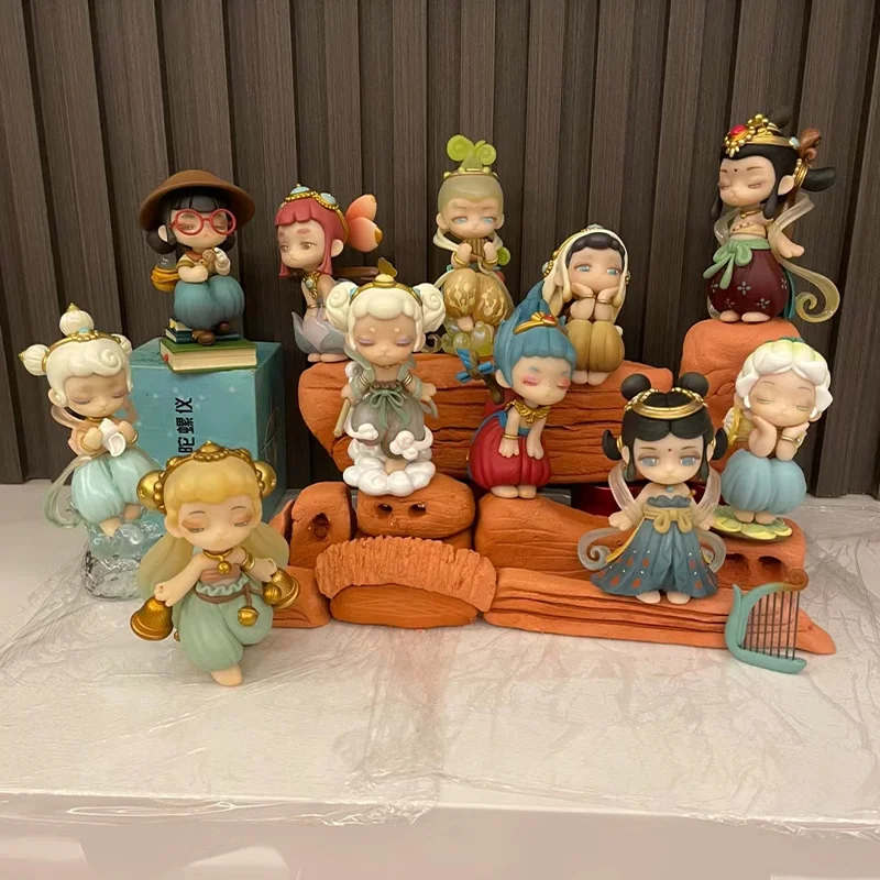 

Dun Huang Music Diva Series Blind Box Toys Kawaii Dolls Mystery Box Cute Anime Figure Desktop Ornaments Mistery Box Gift