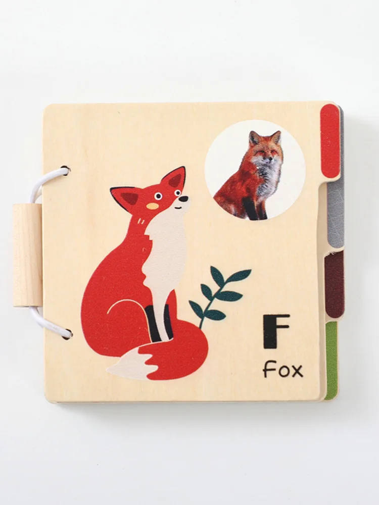 Baby Animal Reading Card Toy Montessori Educational Games Kids Animal Cards For Kids Baby Pedagogical Toys For 0 to 3 Years Old