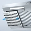 600mm Mini Stainless Steel Range Hood Smart Smoke Extractor Hood Cooker Chimney Exhaust Range Hood For Kitchen 5