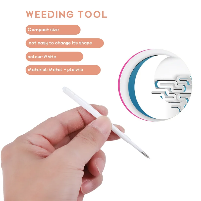 10 Pcs Fine Point Pin Pen Refills Spare Refill For Weeding Pens, Replace Refill Needle Pin Craft Vinyl Tools-AC82
