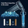 Xiaomi Handheld 360 Degrees Rotation Turbo Fan Shower Head High Pressure Water Saving Spray Shower Filters Bathroom Accessories 5
