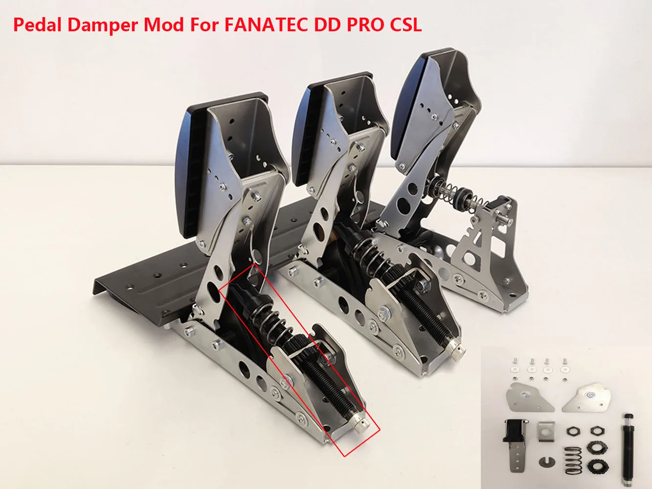 PedalHydraulicSpringDamperModKitForFANATECDDPROCSLThrottleClutchBrakeModification