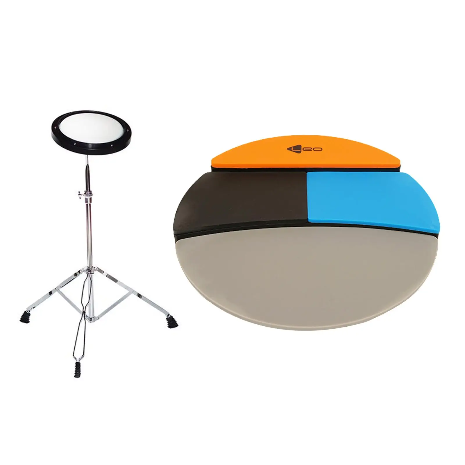 Drum Practice Pad 4 Different Playing Surfaces Musical Instrument Silent