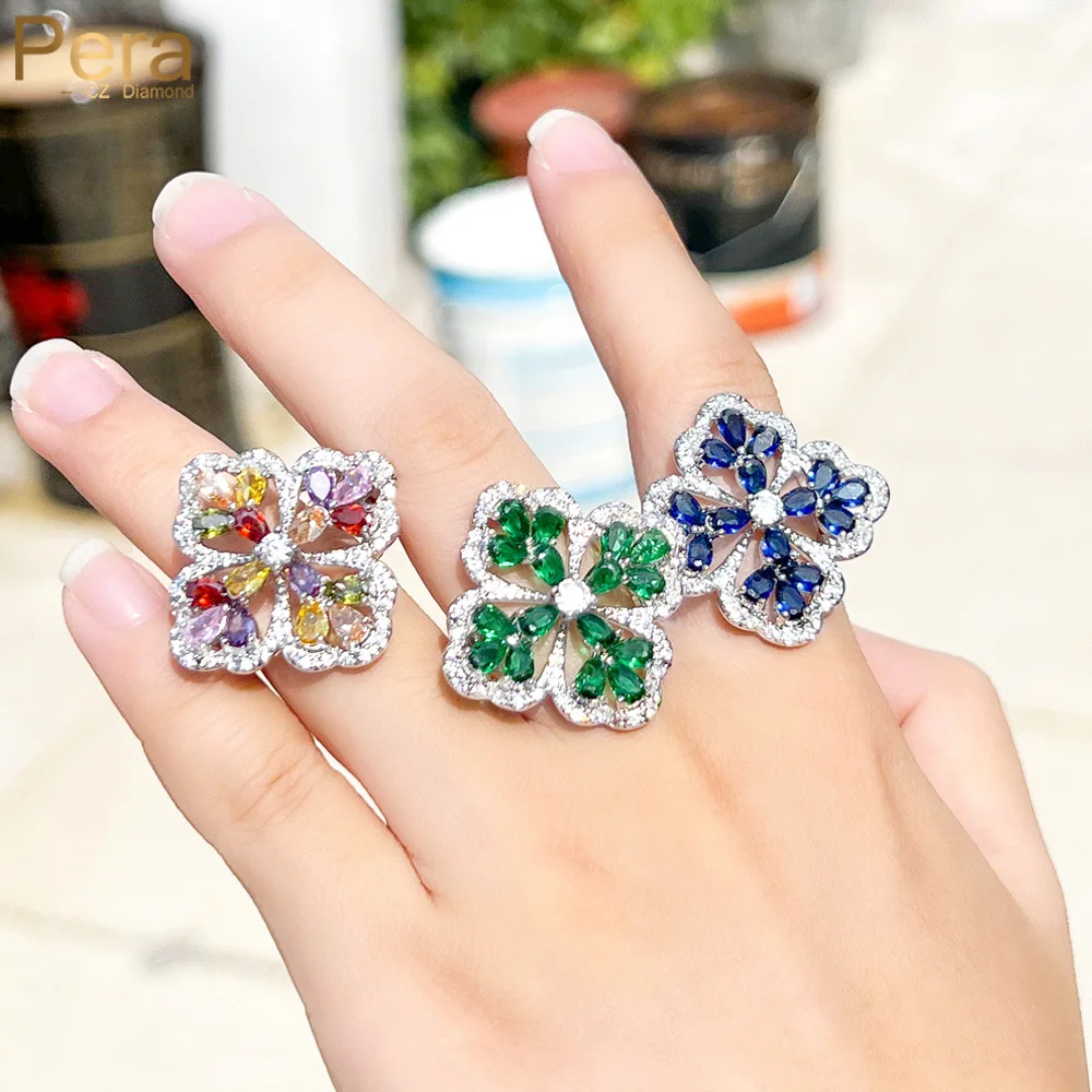 Buy Women's Big Size Green Fashion Rings By Bindhani