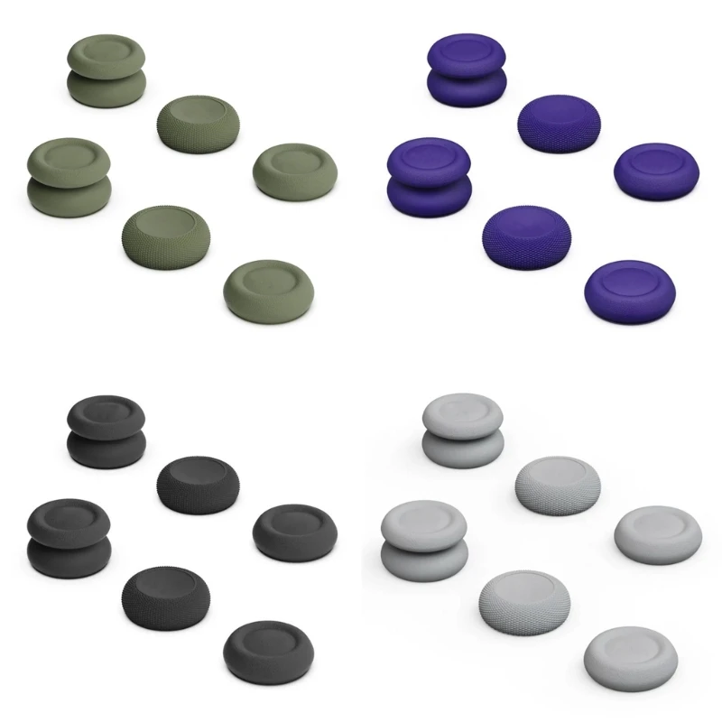 

6pcs Controller Thumb Grip Silicone Skin Anti-Skid Caps for VR Controller Non-slip Sleeves Cover