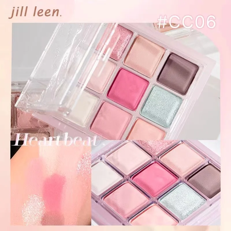 

Jill Leen 9 Colors Chocolate Matte Shine Eye Makeup Eyeshadow Palette