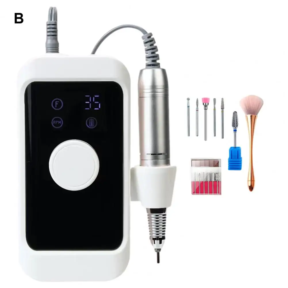 

Фрезер Электрический для полировки ногтей, 35000 об./мин., 6 насадок