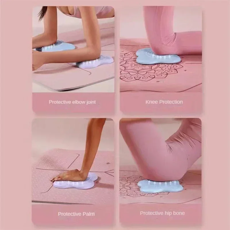Yoga Kneeling Mat Thickened Flat Support Mat Knee Pad Portable Elbow Pad Yoga Sports Fitness