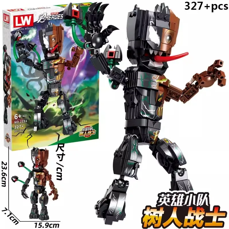 thumbnail image 1 of Stranger Things Building Blocks Groot Terror Monster Demodog Demogorgon Model Classic Action Figures Bricks Kids Toys Gifts, 1 of 5