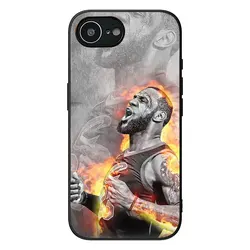 Custodia per telefono a tema basket con design del numero sportivo