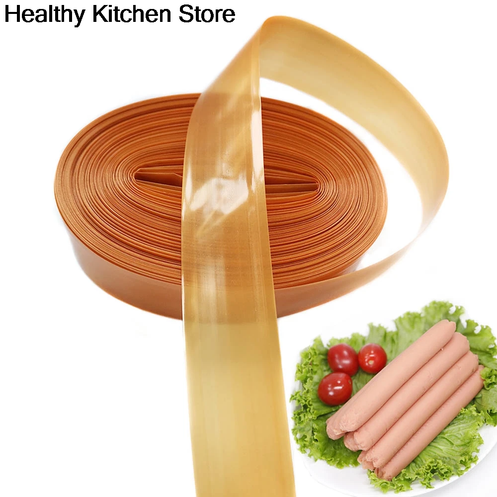 15M sausage stuffing machine plastic Packing Film Diameter 21mm Packing Tools Sausage Casing Meat Tools Meat Fillers Machine Nozzle Filler Shell