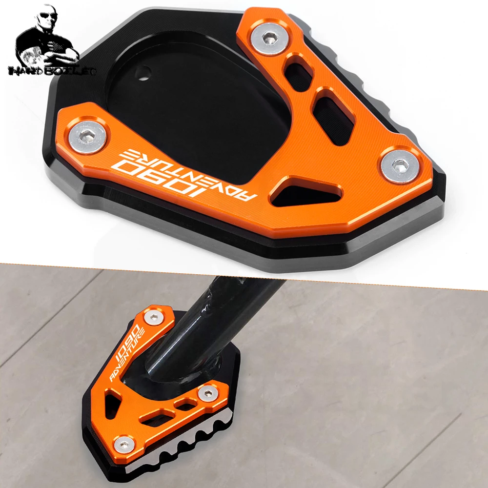1050 1090 1190 1290 Adv. kickstand foot side stand extension pad support plate for KTM 1050/1090/1190/1290 super adventure s/t/r motorcycle kickstand extender motorcycle kickstand pad
