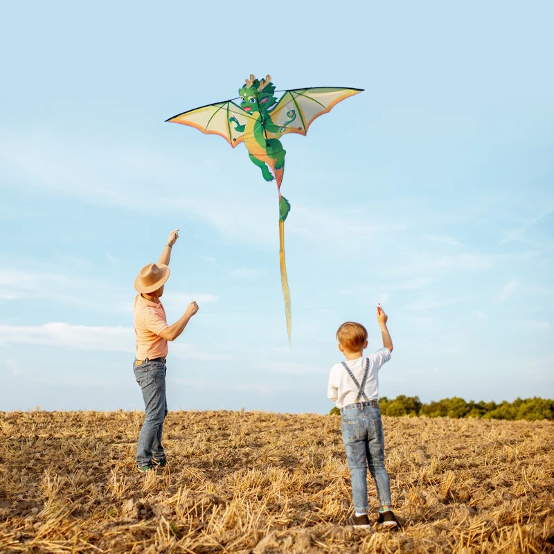 Yongjian Green Chinese Dragon Kite 2