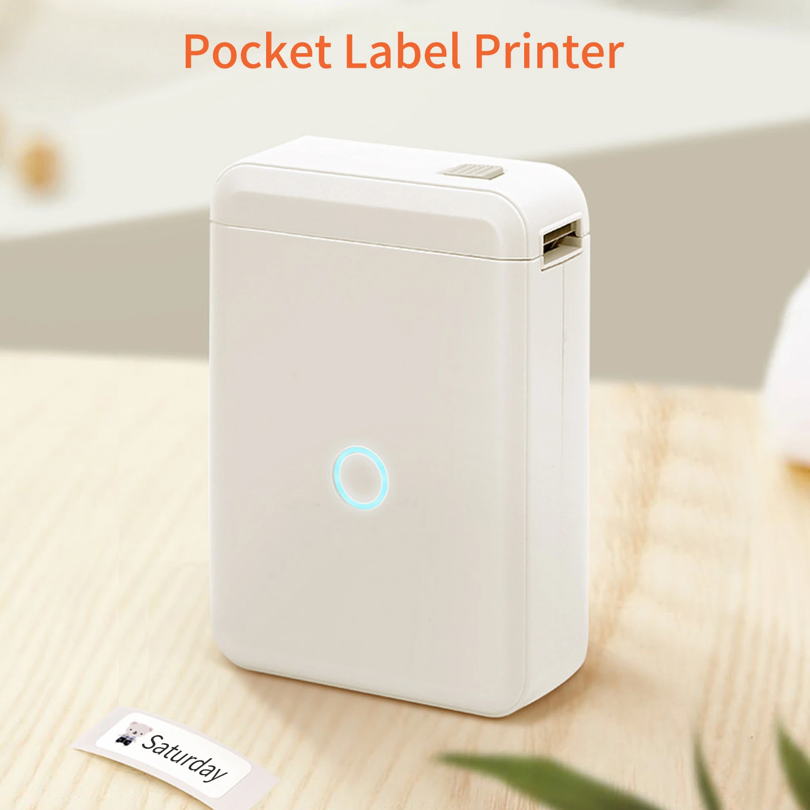 NIIMBOT D110 Label Printer Machine Mini Pocket Thermal Label Maker Printer All in One BT Connect Sticker Labeling Machine