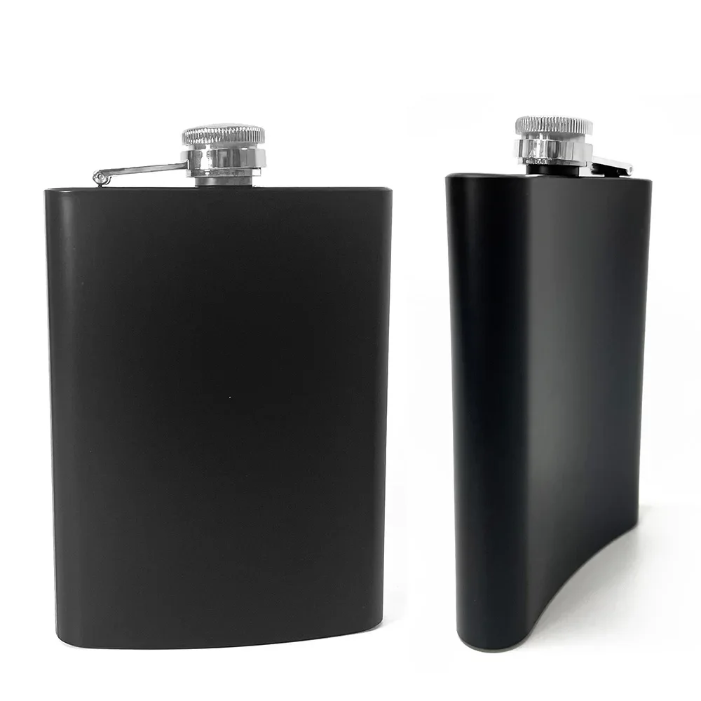 8oz Portable Stainless Steel Hip Flask Flagon Whiskey Wine Pot Leather Cover Bottle Funnel Travel Tour Drinkware Wine Cup