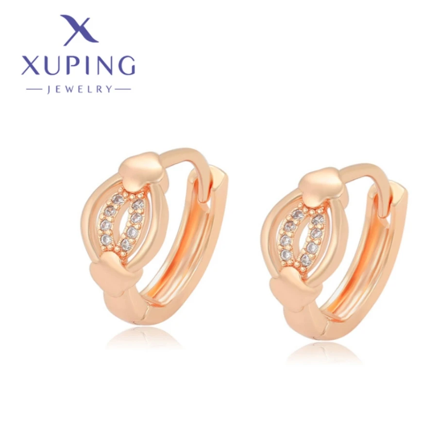 Xuping Jewelry New Fashionable Copper Alloy Zircon Gold