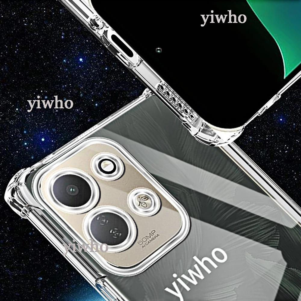 Shockproof Transparent Phone Case - Pack of 1-10, Durable and Clear Back Cover