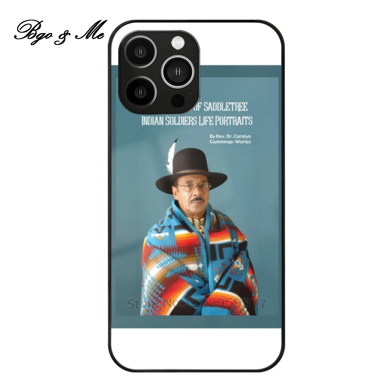 

A Catalogue Of Saddletree Indian Soldiers Life Portraits By Rev. Tempered Glass Case For Iphone 14 13 12 11 Pro Max X 7 8 Plus