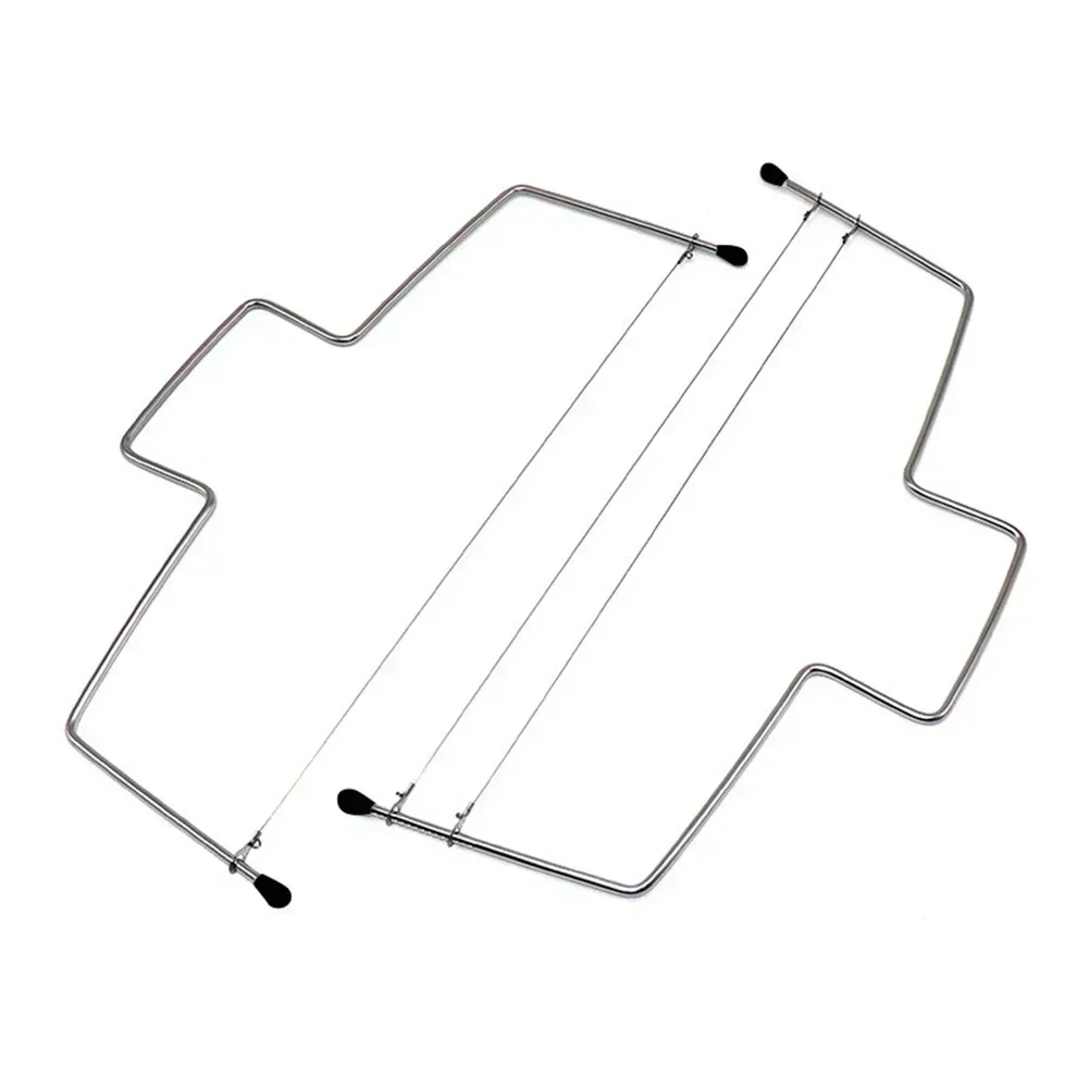 Double Wire Adjustable Cakes Cutter Stainless Steel Cupcakes Levelers Fondant Leveling Layer Slicer Baking Decorating Tool