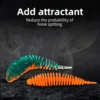 Sougayilang New 20pcs Fishing Tiny Worm Bait Lure Tanta 40mm 60mm 0.4g 2g Leurre Peche Squid Fishing Tackle Bass Pike 3