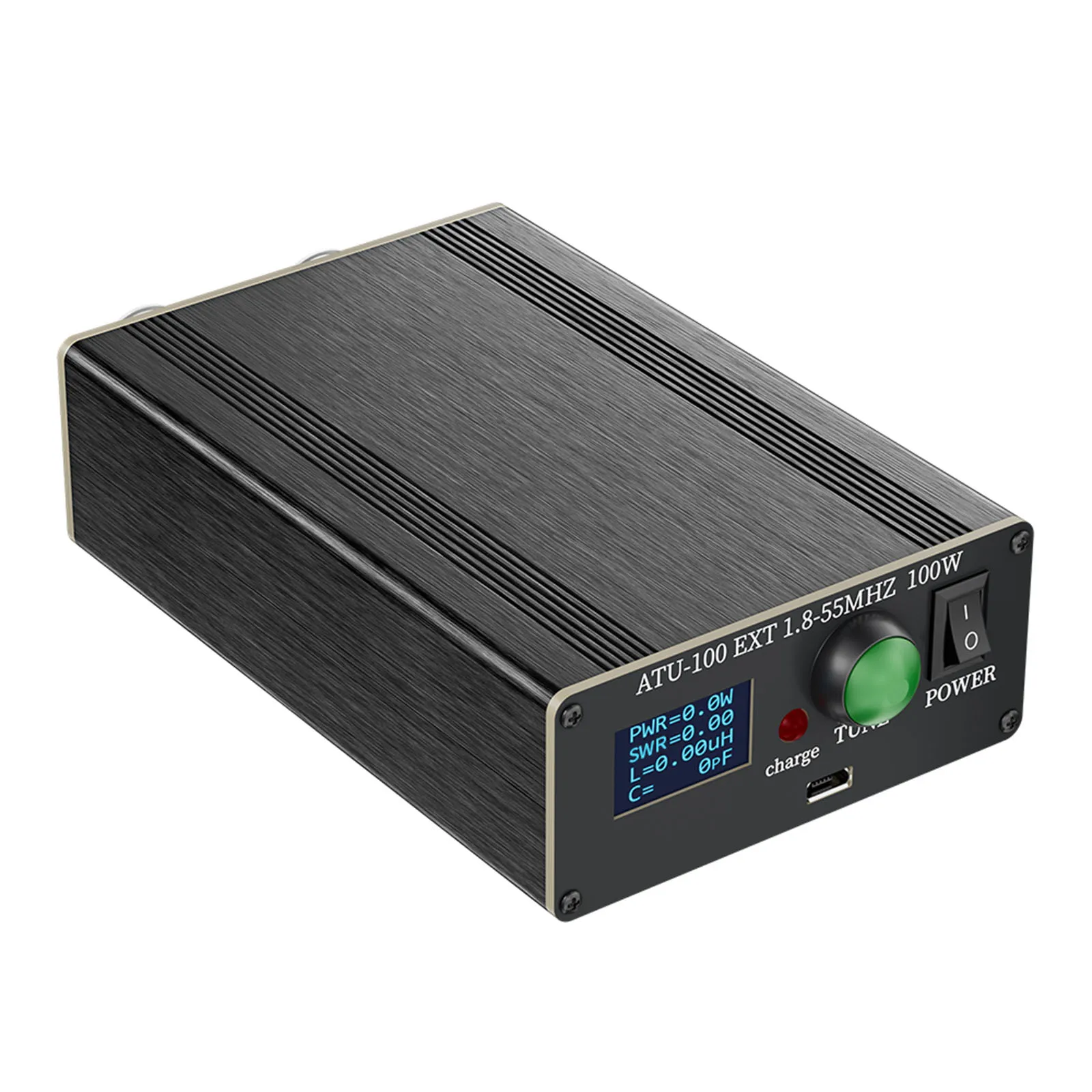 ATU-100 Pro+ 다기능 안테나 튜너 1.8-55MHz 미니 라디오 장비용 휴대용 HF 안테나 튜너