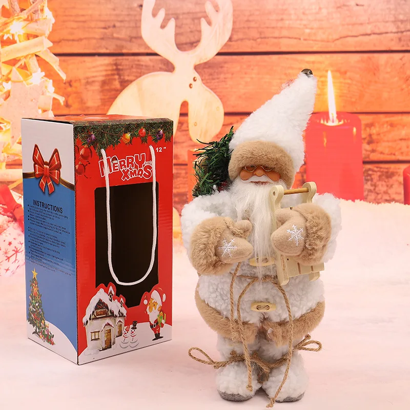 

Autumn New Electric Santa Claus Christmas Toys Decorations Children Christmas Toys Gifts Ornaments