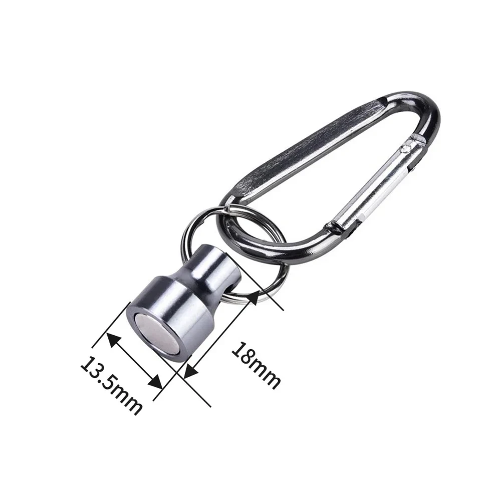 Super Strong Neodymium Magnets Fishing Magnetic Tool Release Holder Fly Fishing Retractor Keychain Carabiner Magnet Clip
