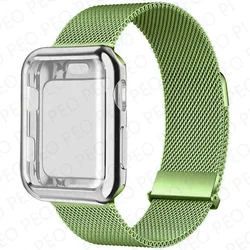 Premium Metal Milanese Loop Watch Band with Magnetic Closure - Elegant Adjustable Strap for 40mm Series 654 Se (Mint Green 35)