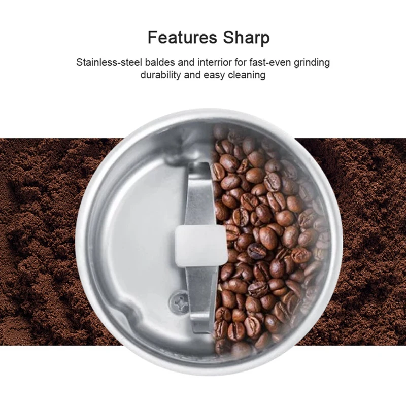 Buy Wholesale China Mini Travel Portable Coffee Bean Grinding Machine  Electric Spice Herb Coffee Grinder & Electric Coffee Bean Grinder at USD 10