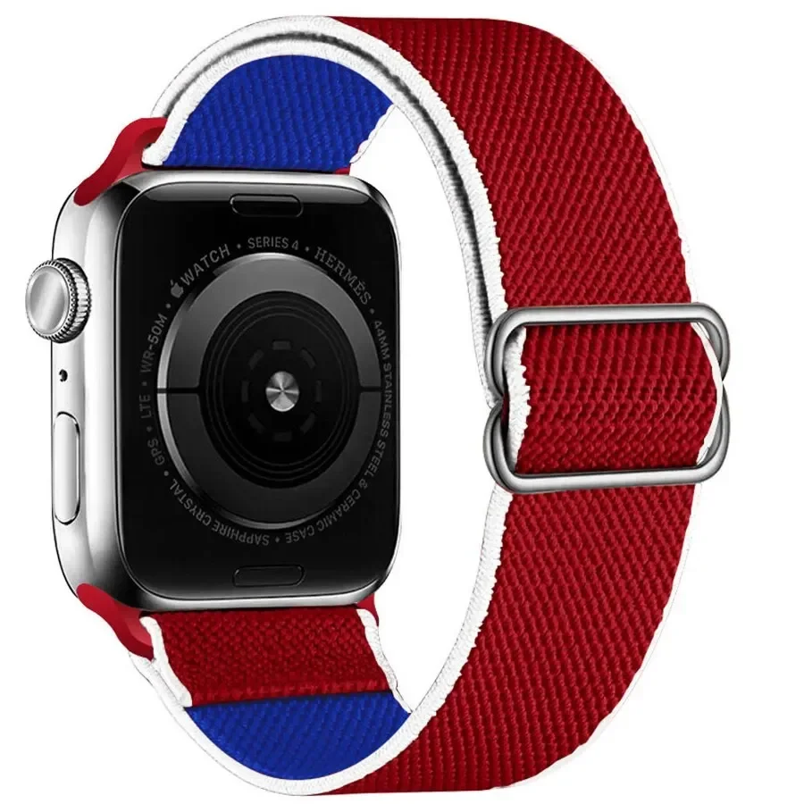 Bling Nylonarmband für Apple Watch Band 44 mm 40 mm 38 mm/42 mm Bohemian-Armband iWatch Serie 7 6 5 4 3 41 mm 45 mm 8 9 ultra 2 49 mm – Detail 8